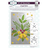 Creative Expressions Jingle Bells Companion Colouring Stencil (CEST170) (OUTLET)