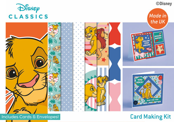 Creative Expressions The Lion King A4 Box Card Making Kit (DYP0007) (OUTLET) Creative Expressions The Lion King A4 Box Card Making Kit (DYP0007) (OUTLET)