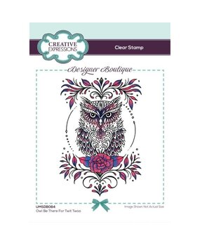 Creative Expressions Designer Boutique Clear Stamp A6 Owl Be There For Twit Twoo (UMSDB084) (OUTLET) Creative Expressions Designer Boutique Clear Stamp A6 Owl Be There For Twit Twoo (UMSDB084) (OUTLET)