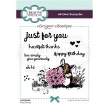Creative Expressions Designer Boutique Clear Stamp A6 Woodland Walk Missy Mouse (UMSDB088) (OUTLET)