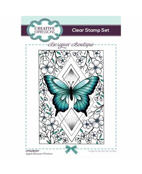 Creative Expressions Designer Boutique Clear Stamp A6 Apple Blossom Flutters (UMSDB097) (OUTLET) Creative Expressions Designer Boutique Clear Stamp A6 Apple Blossom Flutters (UMSDB097) (OUTLET)