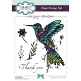 Creative Expressions Designer Boutique Doodle Hummingbird A6 Clear Stamps (UMSDB102) (OUTLET)