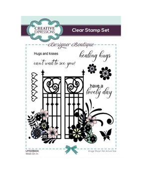 Creative Expressions Designer Boutique Walk On In A6 Clear Stamps (UMSDB104) (OUTLET) Creative Expressions Designer Boutique Walk On In A6 Clear Stamps (UMSDB104) (OUTLET)