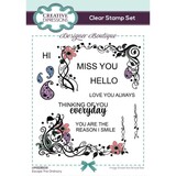 Creative Expressions Designer Boutique Escape The Ordinary A6 Clear Stamps (UMSDB109) (OUTLET)