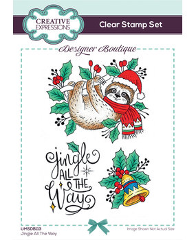 Creative Expressions Designer Boutique Clear Stamp A6 Jingle All The Way (UMSDB113) (OUTLET) Creative Expressions Designer Boutique Clear Stamp A6 Jingle All The Way (UMSDB113) (OUTLET)