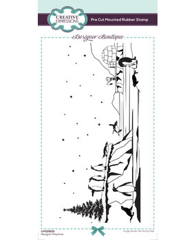Creative Expressions Designer Boutique Rubber Stamp DL Penguin Playtime (UMSDB119) (OUTLET) Creative Expressions Designer Boutique Rubber Stamp DL Penguin Playtime (UMSDB119) (OUTLET)