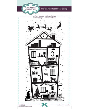 Creative Expressions Designer Boutique Rubber Stamp DL Christmas Town House (UMSDB121) (OUTLET) Creative Expressions Designer Boutique Rubber Stamp DL Christmas Town House (UMSDB121) (OUTLET)