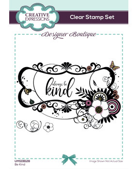Creative Expressions Designer Boutique Clear Stamp A6 Be Kind (UMSDB128) (OUTLET) Creative Expressions Designer Boutique Clear Stamp A6 Be Kind (UMSDB128) (OUTLET)
