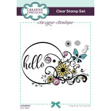 Creative Expressions Designer Boutique Clear Stamp A6 Why Hello (UMSDB129) (OUTLET)