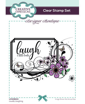 Creative Expressions Designer Boutique Clear Stamp A6 Loudly Laughing (UMSDB130) (OUTLET) Creative Expressions Designer Boutique Clear Stamp A6 Loudly Laughing (UMSDB130) (OUTLET)