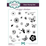 Creative Expressions Designer Boutique Clear Stamp A6 Breezy Elements (UMSDB131) (OUTLET)