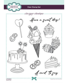 Creative Expressions Designer Boutique Clear Stamp A5 Sweet Day (UMSDB145) (OUTLET) Creative Expressions Designer Boutique Clear Stamp A5 Sweet Day (UMSDB145) (OUTLET)