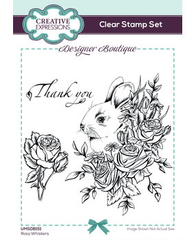 Creative Expressions Designer Boutique Clear Stamp A6 Rosy Whiskers (UMSDB151) (OUTLET)