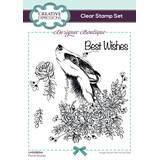 Creative Expressions Designer Boutique Clear Stamp A6 Floral Wishes (UMSDB154) (OUTLET)