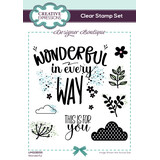 Creative Expressions Designer Boutique Clear Stamp A6 Wonderful (UMSDB155) (OUTLET)