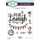 Creative Expressions Designer Boutique Clear Stamp A6 Enough (UMSDB158) (OUTLET)