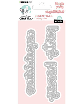 Creative Craftlab Essentials Cutting Dies Wordz EN Congratulations (CCL-ES-CD268) (OUTLET) Creative Craftlab Essentials Cutting Dies Wordz EN Congratulations (CCL-ES-CD268) (OUTLET)