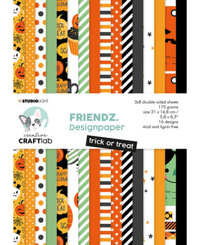 Creative Craftlab Friendz Design Paper A5 Trick or Treat (CCL-FR-PP61) (OUTLET) Creative Craftlab Friendz Design Paper A5 Trick or Treat (CCL-FR-PP61) (OUTLET)