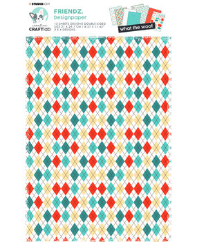 Creative Craftlab Friendz Design Paper What the Woof (CCL-FR-PS02) (OUTLET) Creative Craftlab Friendz Design Paper What the Woof (CCL-FR-PS02) (OUTLET)