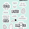 Creative Craftlab Friendz Clear Stamps So egg-cited (CCL-FR-STAMP416) (OUTLET)