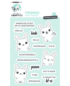 Creative Craftlab Friendz Clear Stamps Lentekriebels NL (CCL-FR-STAMP417) (OUTLET) Creative Craftlab Friendz Clear Stamps Lentekriebels NL (CCL-FR-STAMP417) (OUTLET)