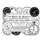 Crafty Individuals Clock Maker Unmounted Rubber Stamps (CI-279) (OUTLET)