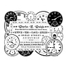 Crafty Individuals Clock Maker Unmounted Rubber Stamps (CI-279) (OUTLET)