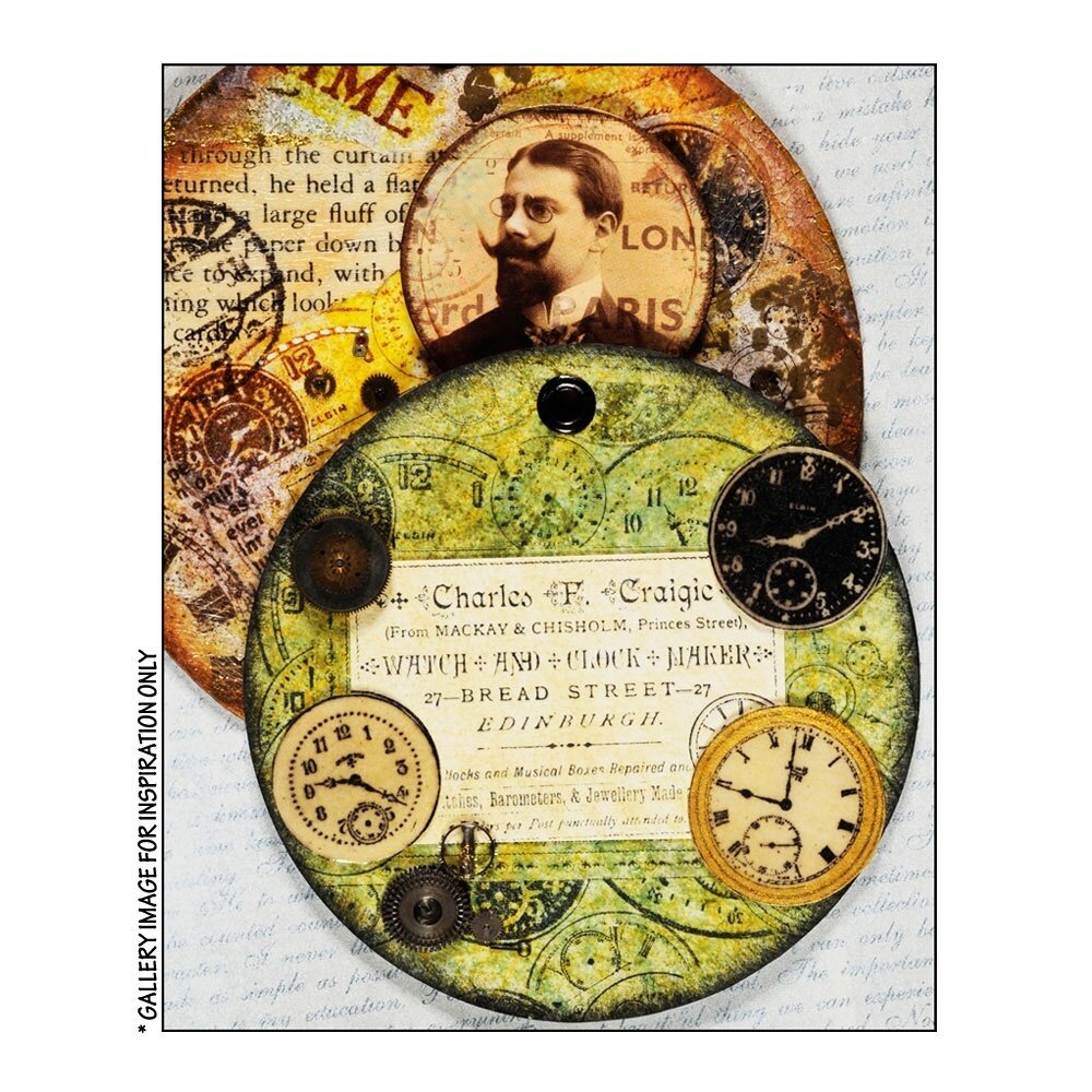 Crafty Individuals Clock Maker Unmounted Rubber Stamps (CI-279) (OUTLET)