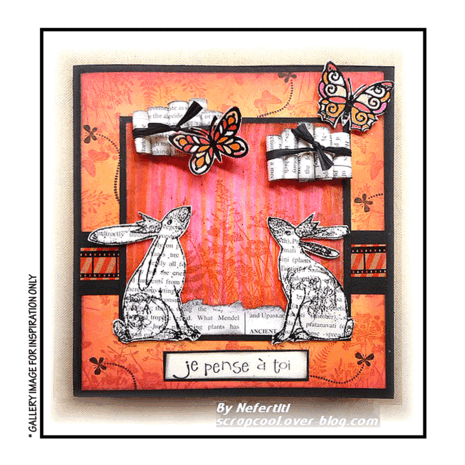 Crafty Individuals Crowned Bunnies Unmounted Rubber Stamps (CI-372) (OUTLET)