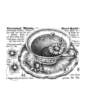 Crafty Individuals 8d Shrewsbury Biscuits Unmounted Rubber Stamps (CI-577) (OUTLET)