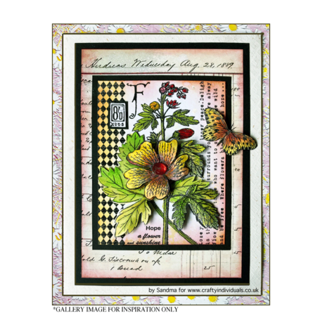 Crafty Individuals F is for Flower Unmounted Rubber Stamps (CI-598) (OUTLET) Crafty Individuals F is for Flower Unmounted Rubber Stamps (CI-598) (OUTLET)