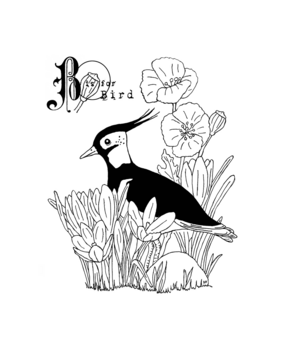 Crafty Individuals B is for Bird Unmounted Rubber Stamps (CI-602) (OUTLET) Crafty Individuals B is for Bird Unmounted Rubber Stamps (CI-602) (OUTLET)