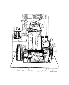 Crafty Individuals Bob the Cat Unmounted Rubber Stamps (CI-612) (OUTLET) Crafty Individuals Bob the Cat Unmounted Rubber Stamps (CI-612) (OUTLET)