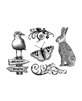 Crafty Individuals Bits and Boats Unmounted Rubber Stamps (CI-628) (OUTLET) Crafty Individuals Bits and Boats Unmounted Rubber Stamps (CI-628) (OUTLET)