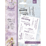 Crafter's Companion Angel Collection Clear Stamps Angel Blessings (ANG-ST-CA-ANBL) (OUTLET)