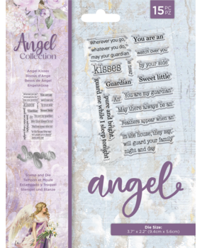 Crafter's Companion Angel Collection Stamp & Die Angel Kisses (ANG-STD-ANKI) (OUTLET) Crafter's Companion Angel Collection Stamp & Die Angel Kisses (ANG-STD-ANKI) (OUTLET)