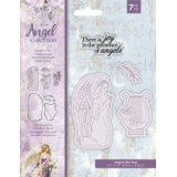 Crafter's Companion Angel Collection Stamp & Die Angel Prayer (ANG-STD-ANPR) (OUTLET)