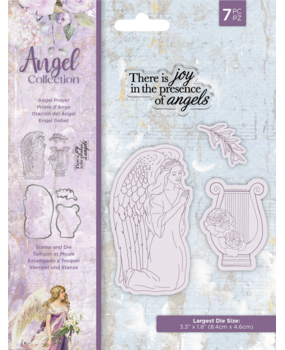 Crafter's Companion Angel Collection Stamp & Die Angel Prayer (ANG-STD-ANPR) (OUTLET) Crafter's Companion Angel Collection Stamp & Die Angel Prayer (ANG-STD-ANPR) (OUTLET)