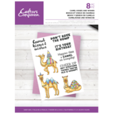 Crafter's Companion Camel Kisses and Wishes Clear Stamps (CC-CA-ST-CKAW) (OUTLET)