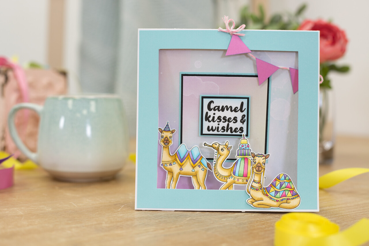 Crafter's Companion Camel Kisses and Wishes Clear Stamps (CC-CA-ST-CKAW) (OUTLET)