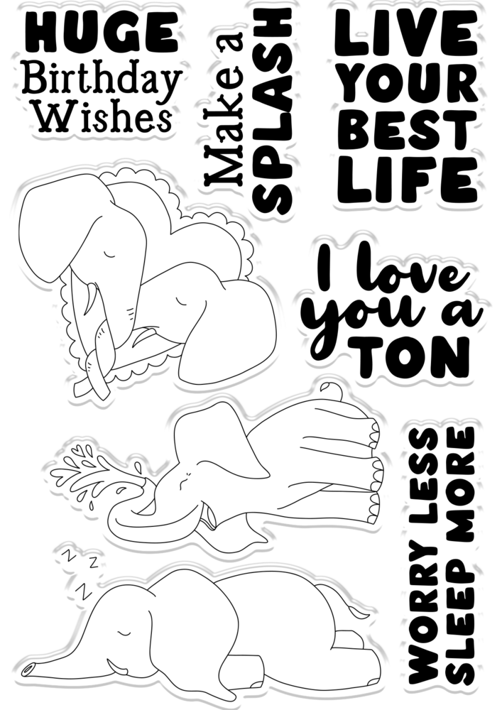 Crafter's Companion Huge Birthday Wishes Clear Stamps (CC-CA-ST-HUBW) (OUTLET) Crafter's Companion Huge Birthday Wishes Clear Stamps (CC-CA-ST-HUBW) (OUTLET)