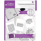 Crafter's Companion Snowflakes are Kisses Clear Stamps (CC-CA-ST-SNAK) (OUTLET)