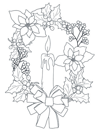 Crafter's Companion Card Front Colouring Pads Natures Christmas (CC-COLPAD-NACH) (OUTLET)