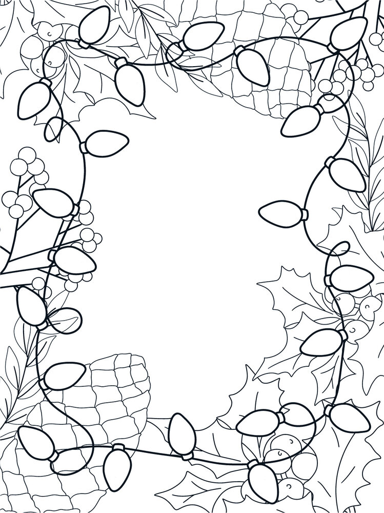 Crafter's Companion Card Front Colouring Pads Natures Christmas (CC-COLPAD-NACH) (OUTLET)