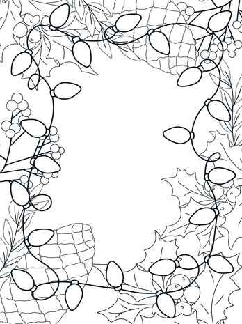 Crafter's Companion Card Front Colouring Pads Natures Christmas (CC-COLPAD-NACH) (OUTLET)