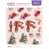 Crafter's Companion 3D Topper Pad Traditional Christmas (CC-CRE-DTPAD9-TCH) (OUTLET)