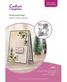 Crafter's Companion Christmas Corner Cutting & Embossing Die Entwined Holly (CC-DCE-MD-ENTH) (OUTLET) Crafter's Companion Christmas Corner Cutting & Embossing Die Entwined Holly (CC-DCE-MD-ENTH) (OUTLET)
