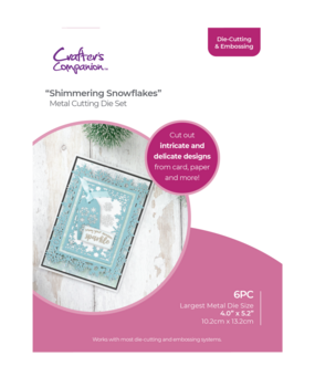 Crafter's Companion Christmas Nesting Cutting & Embossing Die Shimmering Snowflakes (CC-DCE-MD-SHSN) (OUTLET) Crafter's Companion Christmas Nesting Cutting & Embossing Die Shimmering Snowflakes (CC-DCE-MD-SHSN) (OUTLET)