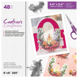 Crafter's Companion Decoupage 6x6 Inch Topper Pad Candlelit Christmas (CC-DTPAD6-CANCHR) (OUTLET)