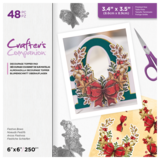 Crafter's Companion Decoupage 6x6 Inch Topper Pad Festive Bows (CC-DTPAD6-FESBOW) (OUTLET)